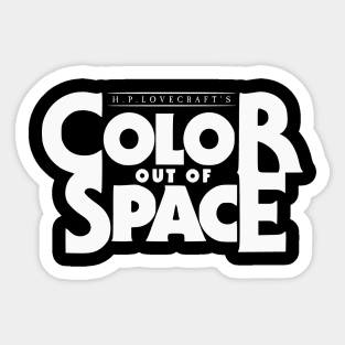 Color Out of Space (Zwei) Sticker